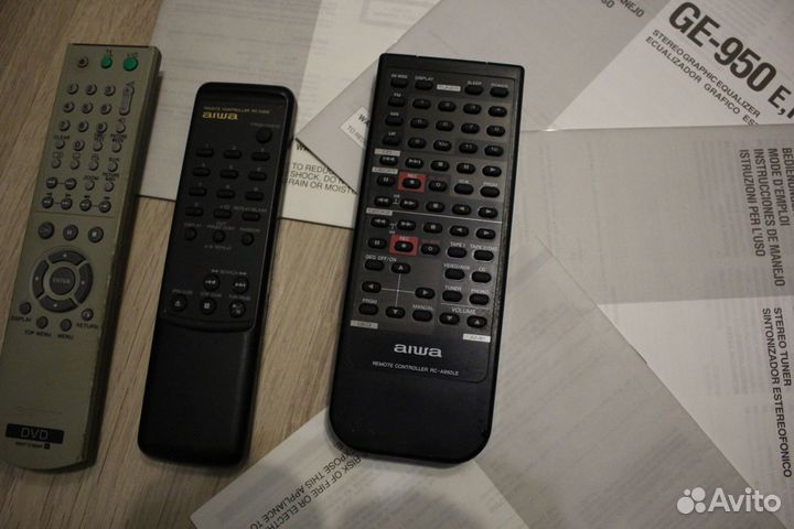 Пульты от аудиотехники aiwa