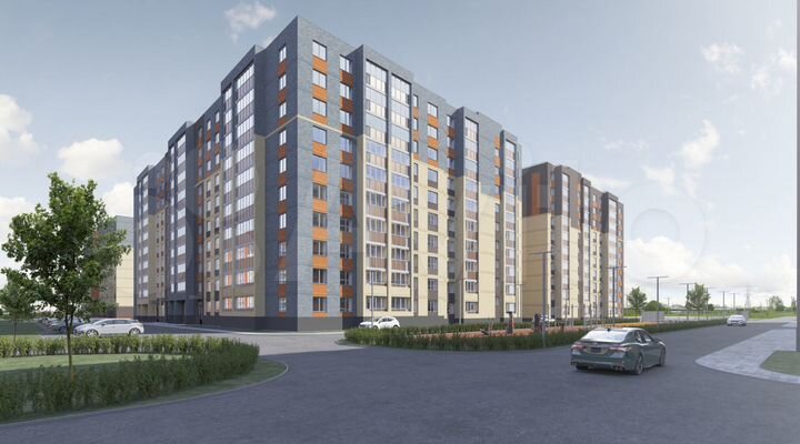 1-к. квартира, 37,6 м², 1/10 эт.