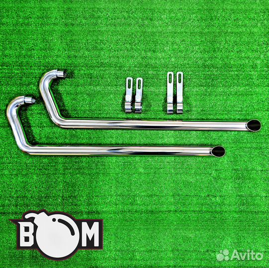 Комплект глушителей нерж. Стандарт+ 51-51мм