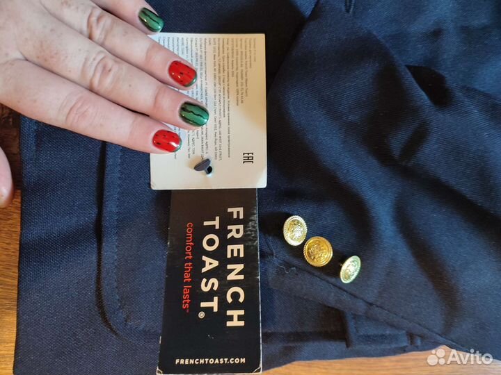 Пиджак синий школьный 164 рост новый