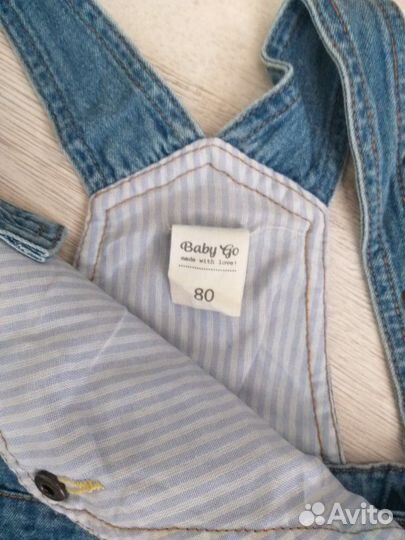 Комбинезон джинсовый