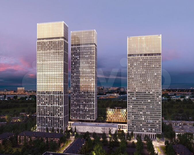 1-к. квартира, 43,5 м², 20/55 эт.