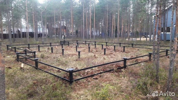 Винтовые сваи для дома