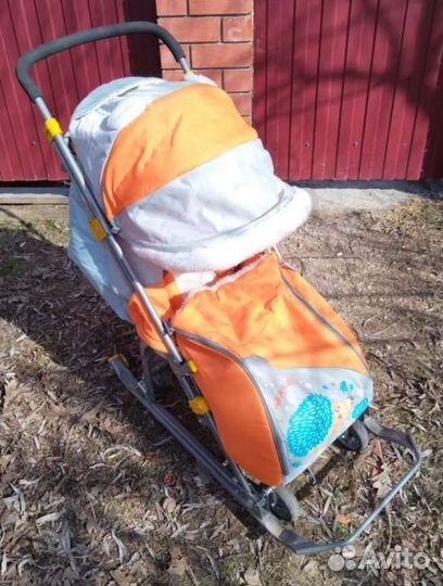 Санки коляска ника