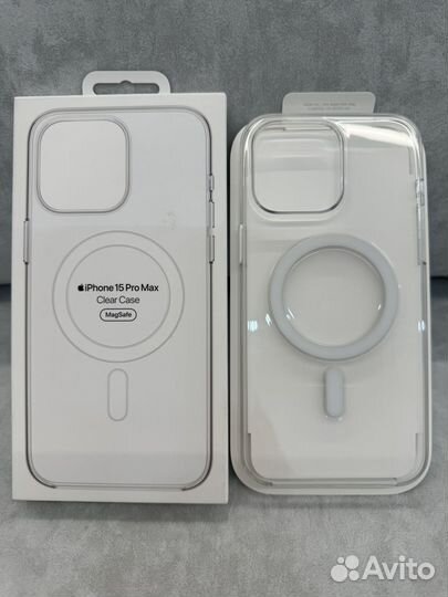 Чехол Apple iPhone 15 Pro Max Clear Case MagSafe