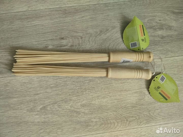 Банные штучки массажный веник бамбуковый