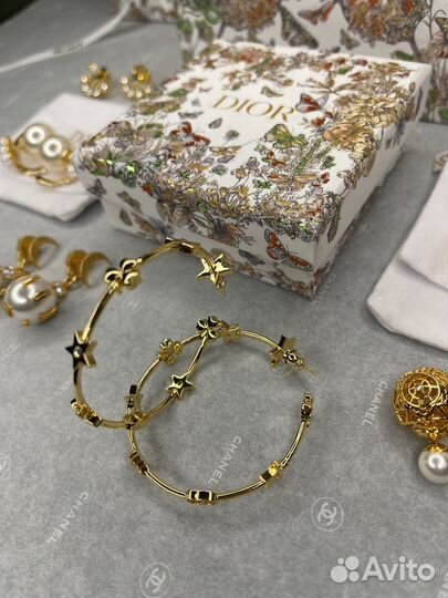 Серьги Dior новое