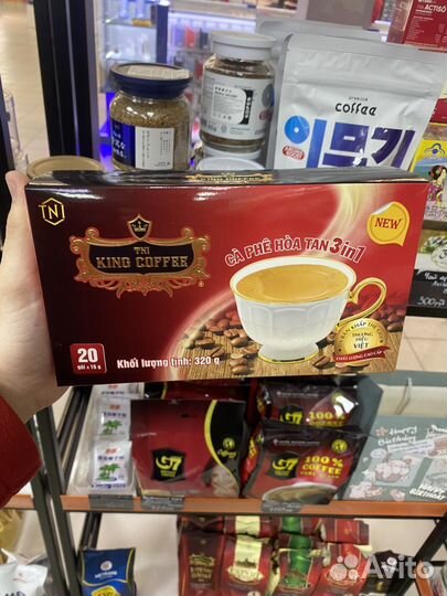 Растворимый кофе 3 в 1 Tni King Coffee