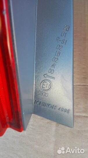 Стоп сигнал хонда фит 2005г GD3 правый