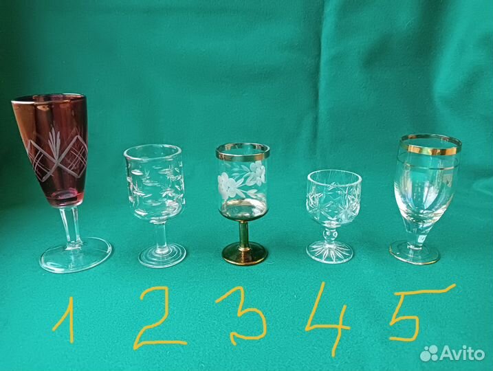 Рюмки Стопки Штоф, хрусталь стекло