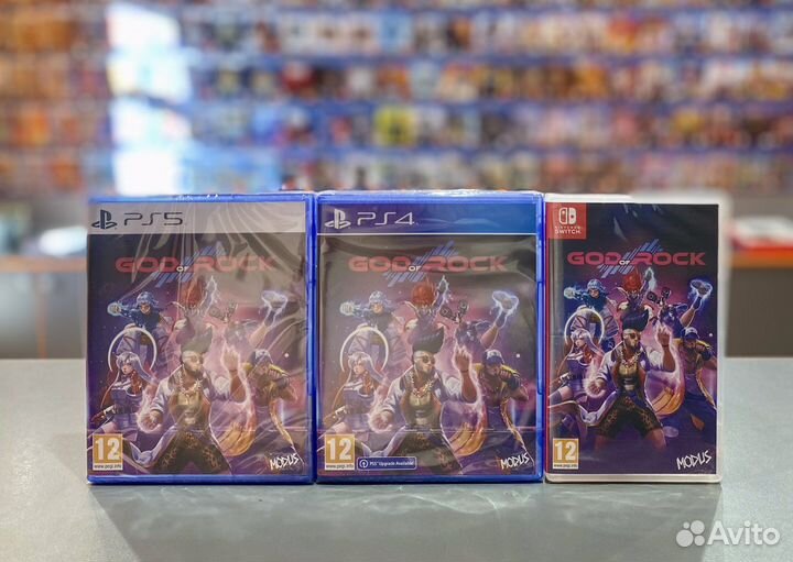 God of Rock. PS4, PS5, Nintendo Switch. Новые