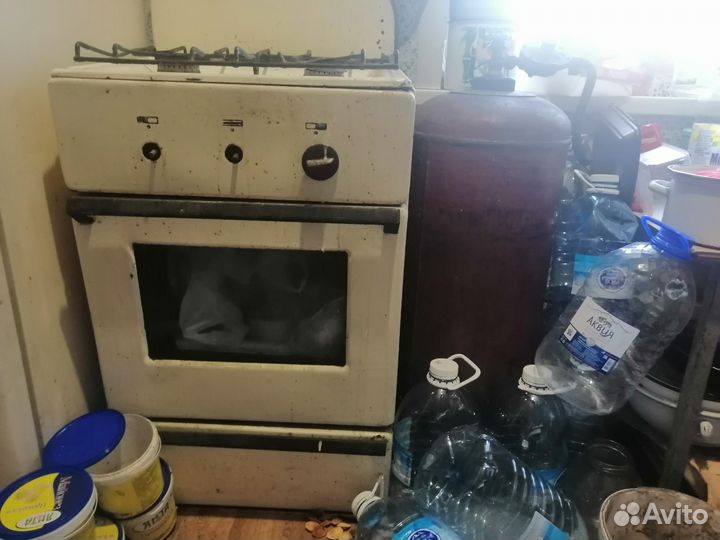 Газовая плита бу, плюс баллон газовый