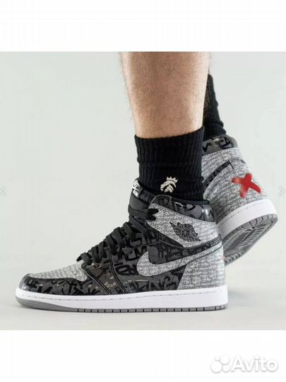 Air Jordan Nike 1 High Rebellionair Кроссовки