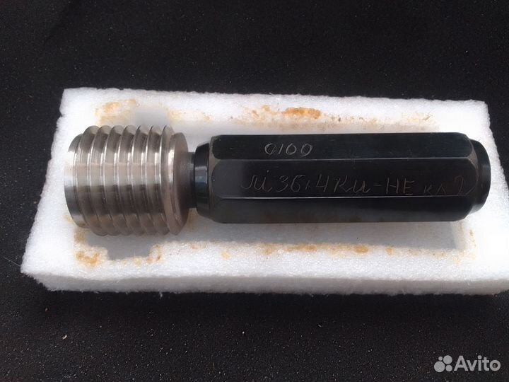 Калибр пробка резьбовая м36*4 проход