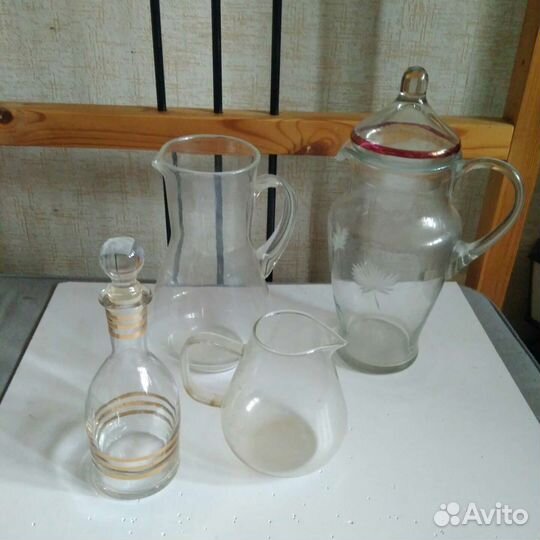 Вазы, графины и кувшины. Винтаж