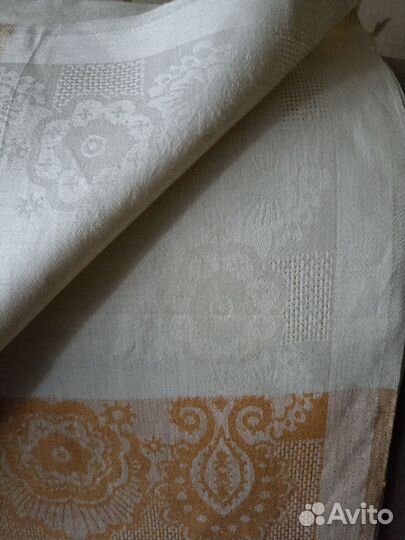 Жаккардовые полотенца и лён скатертный СССР