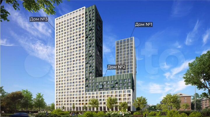 2-к. квартира, 61,2 м², 25/31 эт.