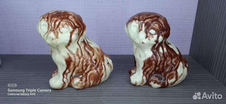 Фарфоровые статуэтки СССР обливная керамика