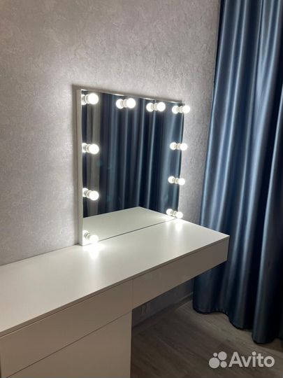 Гримерное зеркало с подсветкой