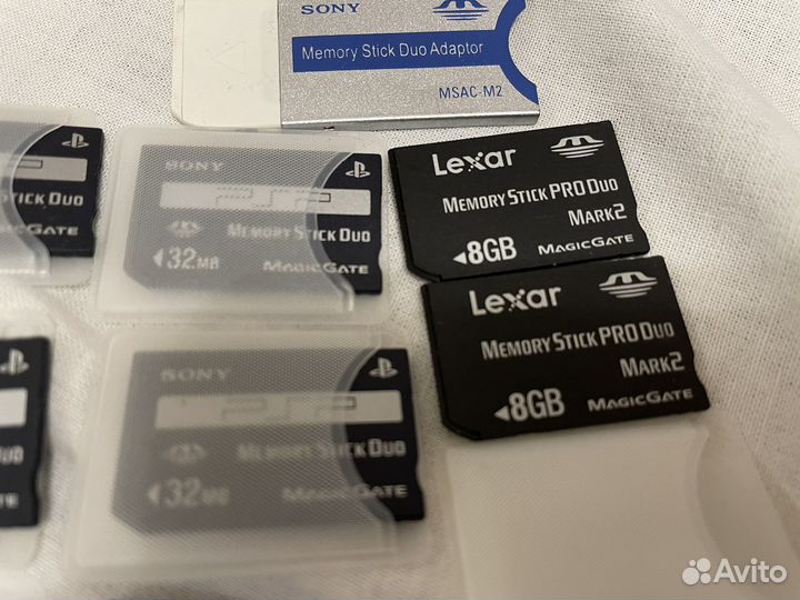 Карта памяти sony Memory stick pro duo m2