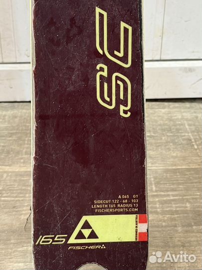 Горные лыжи fischer rc4 165см