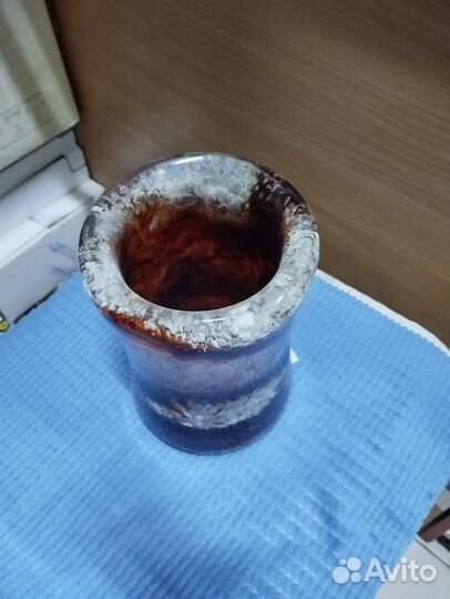 Ваза, Блюдо, Лепесток из вспененного стекла Сочи