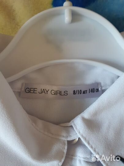 Блузка школьная белая 140