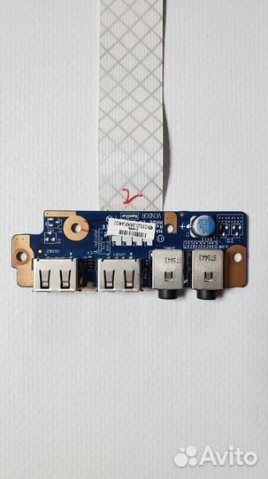 Плата USB и аудио Toshiba Satellite L670