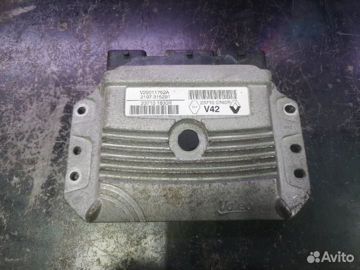 Блок управления двс K4M 237101830r