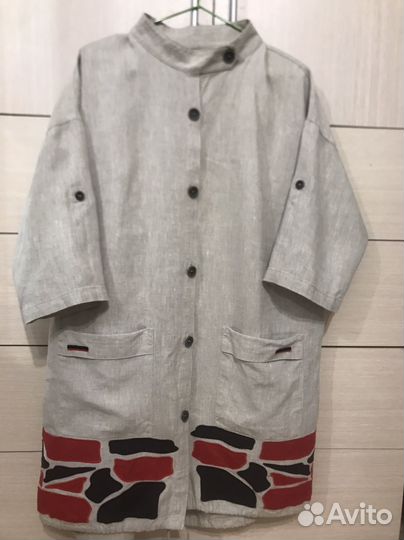 Ветровка лён летняя, 52-54