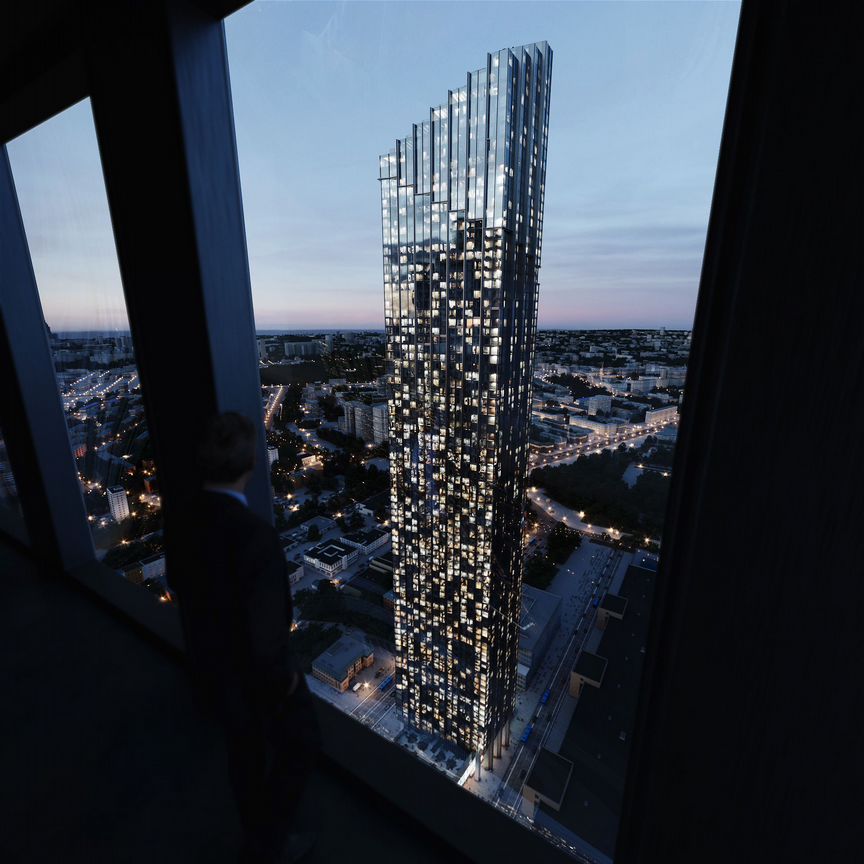 2-к. квартира, 80,8 м², 40/85 эт.