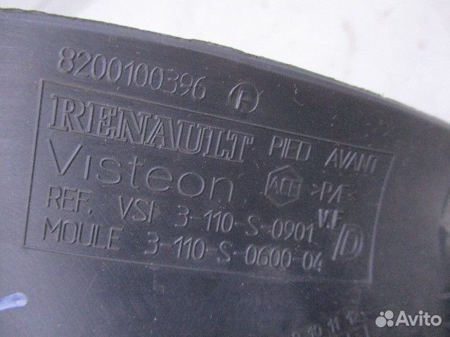 Накладка порога передняя правая Renault Megane 2