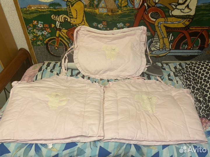 Бортики в детскую кроватку