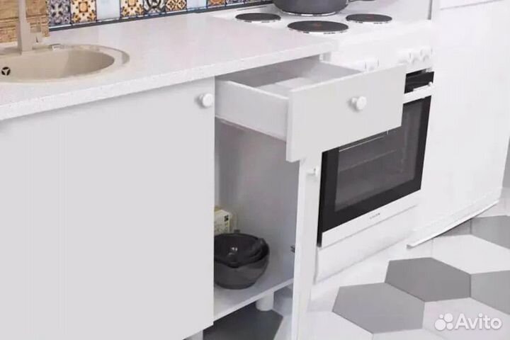 Кухня 1.5 метра Белая