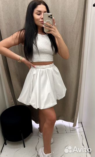 Юбка баллон мини