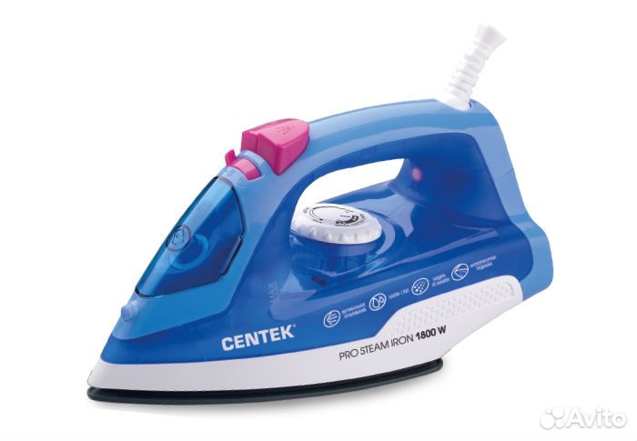 Утюг Centek CT-2348 blue (синий) 1500Вт