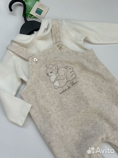 Велюровый комбинезон для новорождённых OVS 62