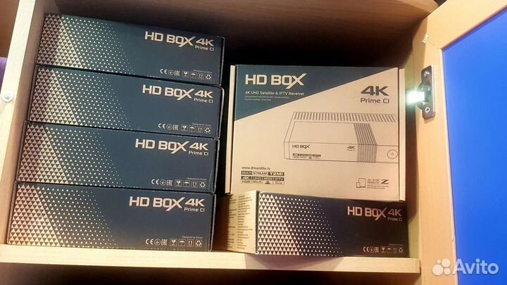 Спутниковый ресивер HD BOX 4K Prime CI