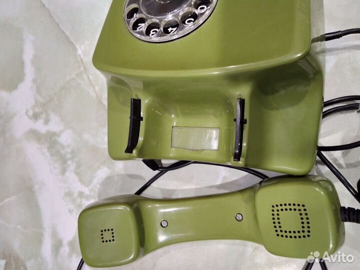 Стационарный телефон дисковый