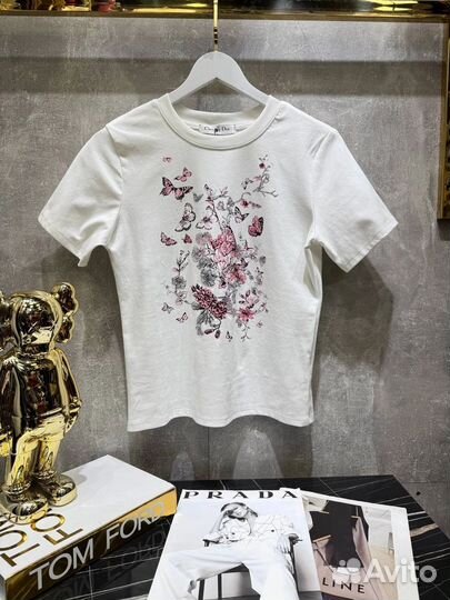 Футболка женская dior lux