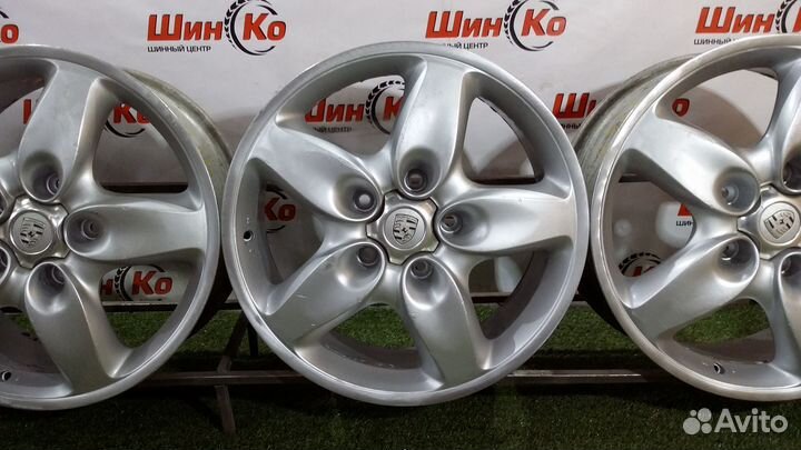4195) К-кт дисков ориг литых R18 porsche 5х130