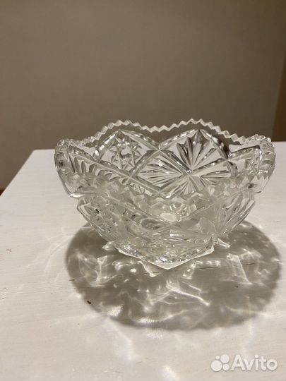 Салатник хрусталь СССР
