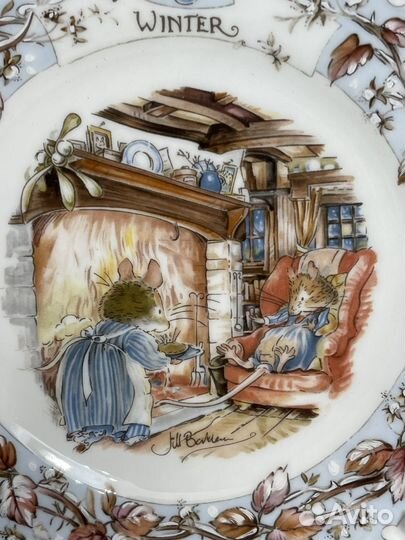 Тарелки ежевичная поляна