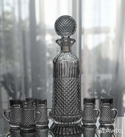 Штоф, декантер, винтаж Чехословакия