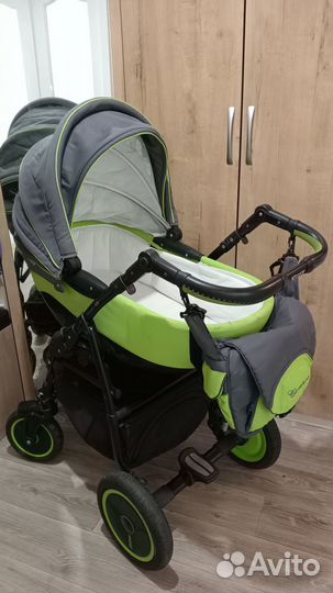 Коляска 2 в 1 Adamex Champion Alu