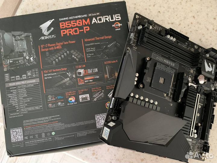 Aorus B550M Pro-p (новая) AM4