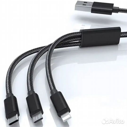 Кабель USB для зарядки 3 in 1