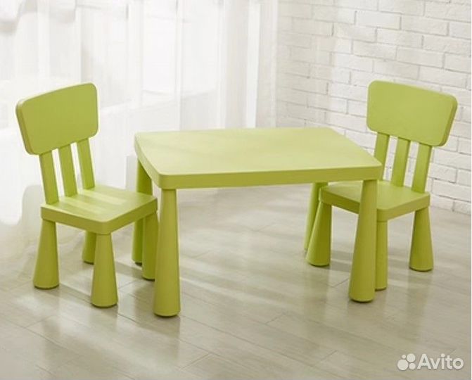 Детский столик и стульчик IKEA