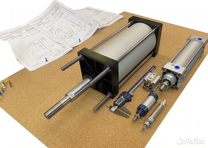 Пневмоцилиндр Festo dsbg-50-70-PPV-A (аналог)