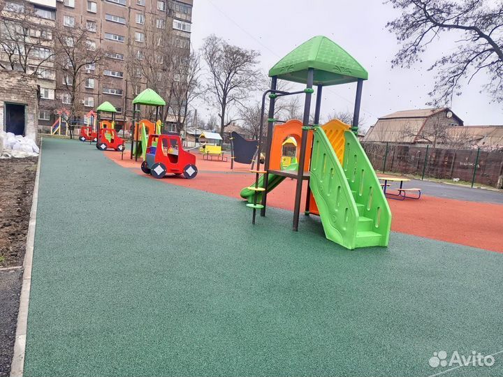 Бесшовное резиновое покрытие с гарантией